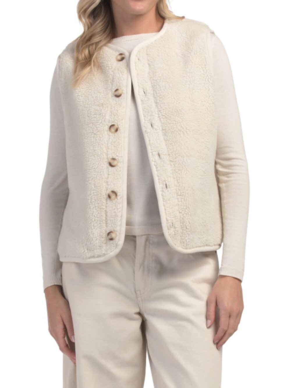 BAILEY 44 Wool Blend Reversible Vest With Sherpa Interior
